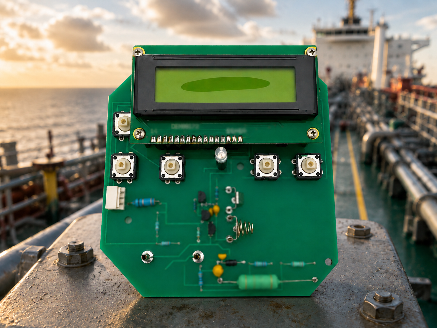 Compatible replacement DS1 PCB instrument for GTEX UTI tank gauging systems.