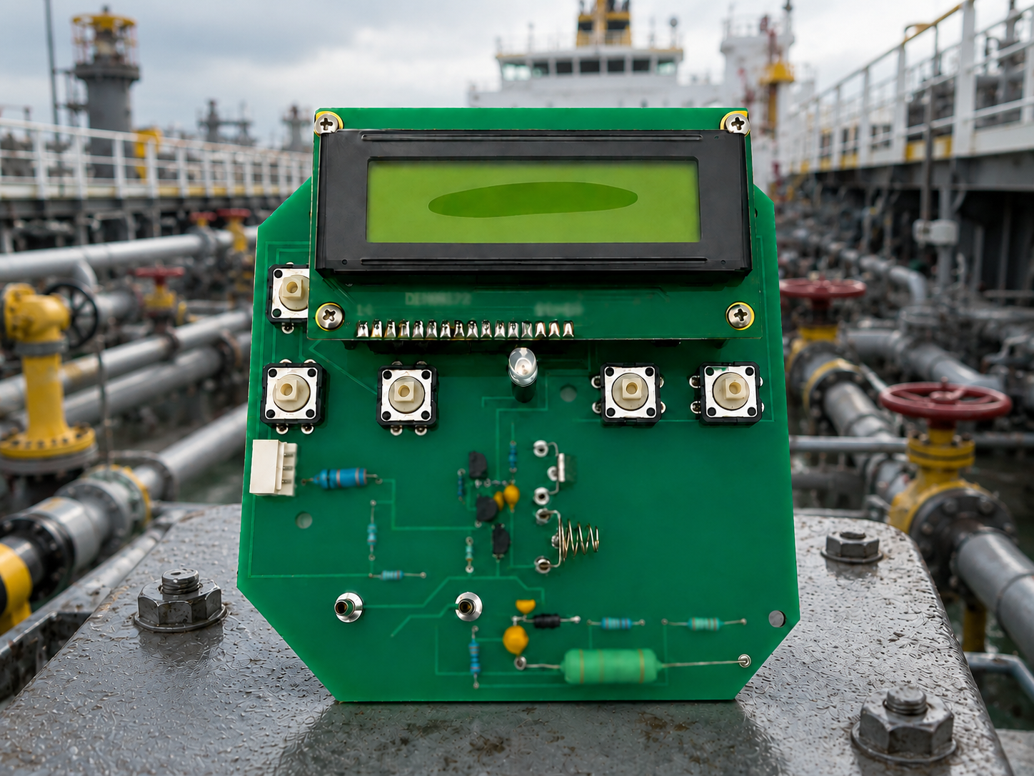 DS4 TFC-02 (2000) compatible PCB instrument for UTI tank gauging systems