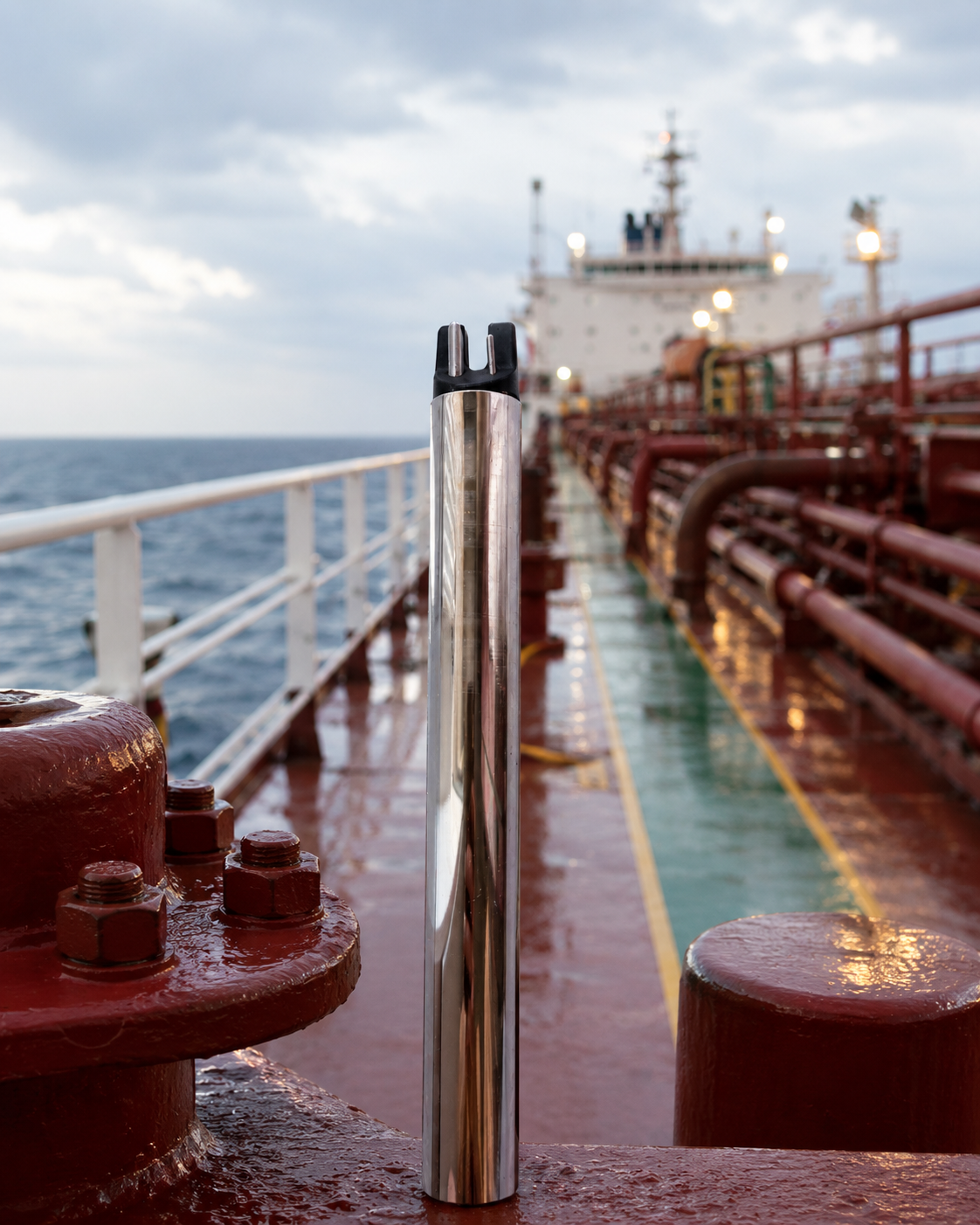 DS5 compatible replacement UTI sensor for Marsen tank gauging systems installed on marine tankers.