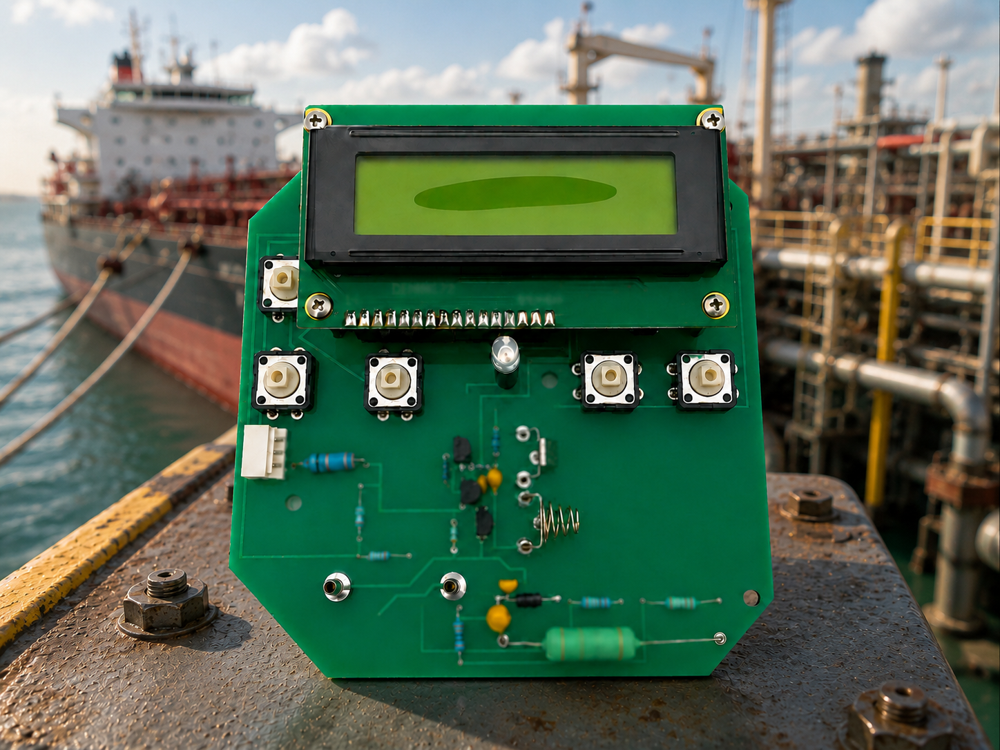 DS6 Seahover compatible PCB instrument for UTI tank gauging systems