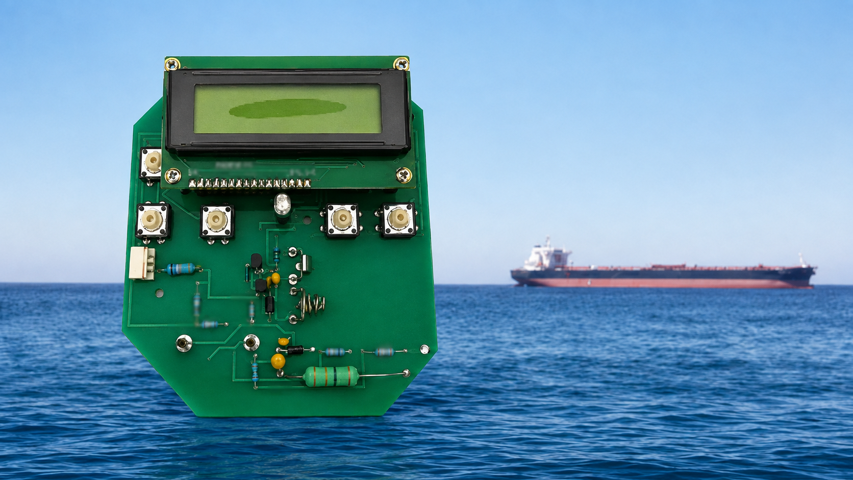 compatible-pcb-instrument-tanker on background compatible-pcb-instrument